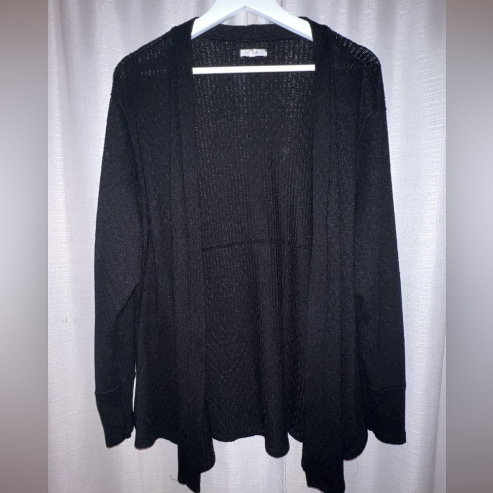 Maurices Black Knit Cardigan